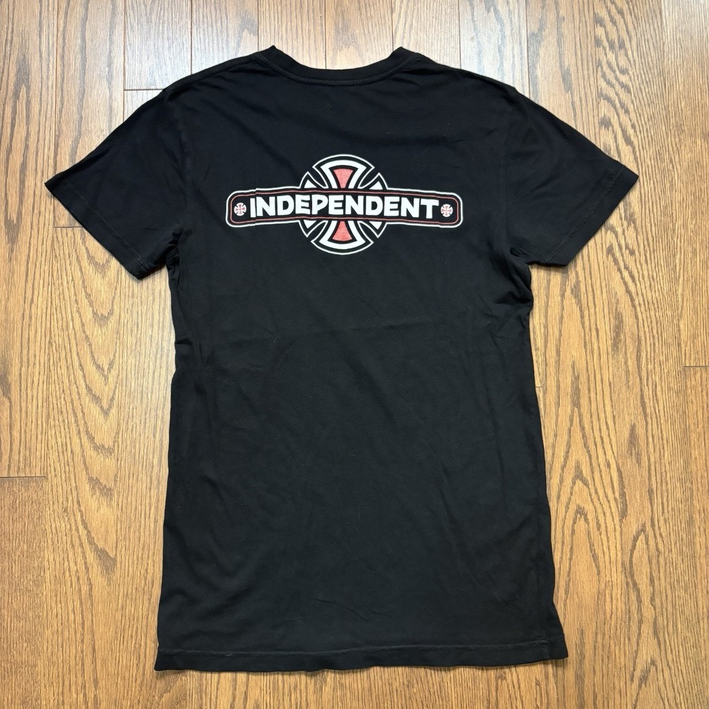 Emerica Independent T Shirt Skate Men's S Black Graphic Tee Y2K Grunge Punk NYC